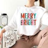 MERRY LEOPARD CHRISTMAS GRAPHIC YOUTH SWEATSHIRT