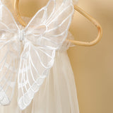 Girls Dress Butterfly Wing Lace